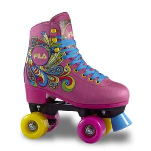 Fila Dětské kolečkové brusle Fila Quad Bella Pink, 38, 2x2, 54