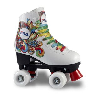 Fila Dětské kolečkové brusle Fila Quad Bella White, 34, 2x2, 54