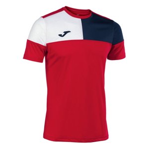 Joma Triko Joma Crew V, červená-tmavě modrá-bílá, L