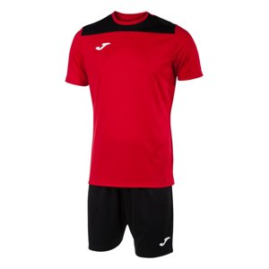 Joma Triko + Kraťasy Joma Phoenix II Set, červená-černá, XXL