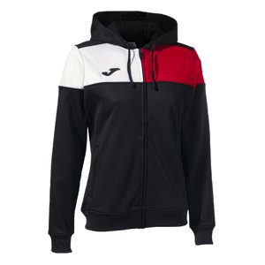 Joma Mikina Joma Crew V Zip Up, černá-červená-bílá, S