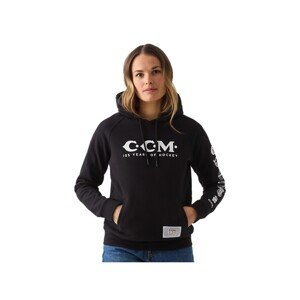 CCM Dámská mikina CCM 125 Years Pullover Hoodie SR, Senior, M, černá