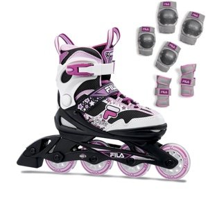 Fila Dětské kolečkové brusle Fila J-One Girl Combo 2-Set, M, 32-36, 4x, 72