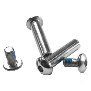 Powerslide Šroub k brzdě Powerslide Steel Double Axle Hex 38mm/8mm (1ks)