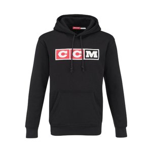 CCM Mikina CCM Heritage Hood SR, Senior, černá, S