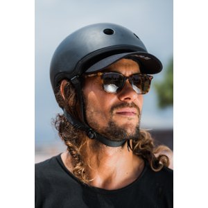 Powerslide Helma Ennui Elite Black With Peak, černá, 55-59cm