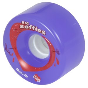 Powerslide Kolečka Chaya Big Softies Clear Purple (4ks), 78A, 65, 37